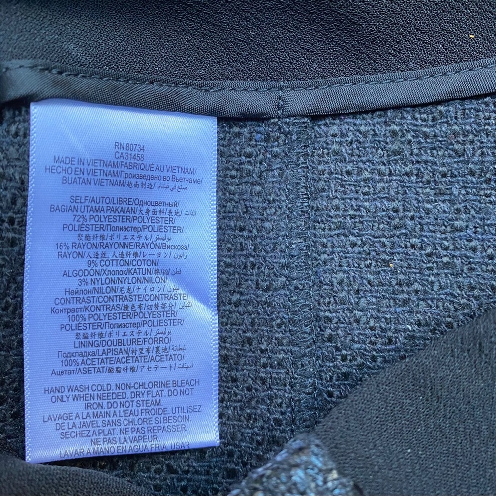 Bcbgeneration Black Silver Threading Zip Up Shorts - image 4